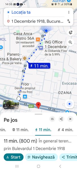 Titan, metrou 1 Decembrie 10 minute mers, bloc reabilitat, stradal